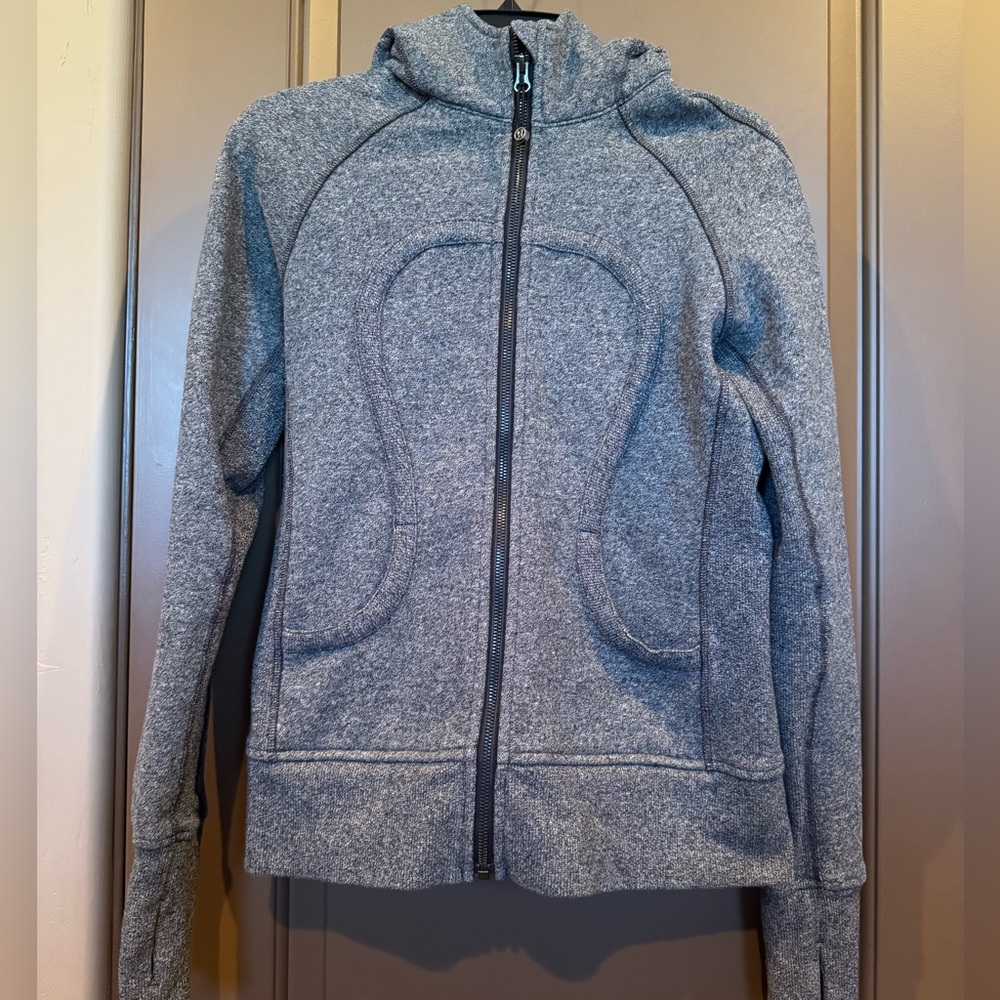 Lululemon Scuba Plush Hoodie Full Zip Jacket Size 8 - Picture 2 of 10